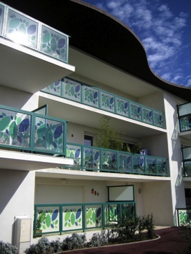 Garde corps en verre